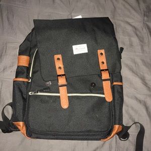 Black Backpack with USB port